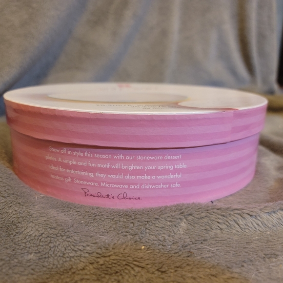 ADORABLE Dessert plate set. Easter birds, colourful new, and unused - Picture 3 of 13